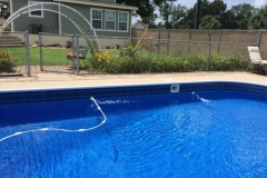 Swimming Pool with a New Liner installed