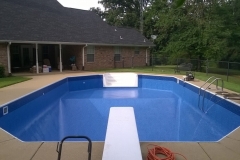 New Installed Liner with Diving Board